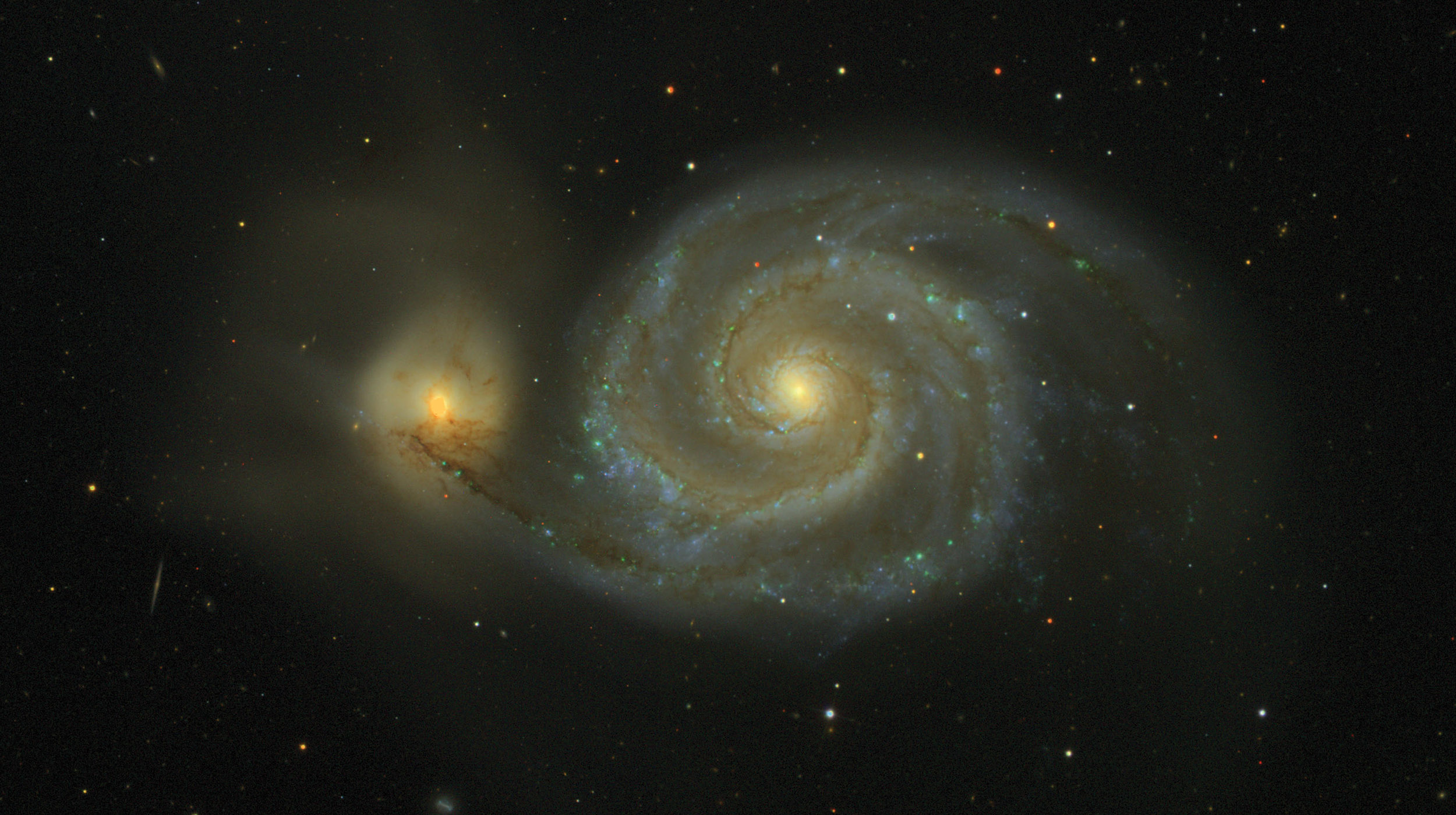 Illustration of whirlpool galaxy