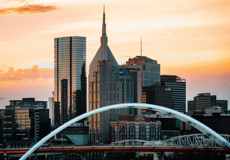 photo of Nashville skyline