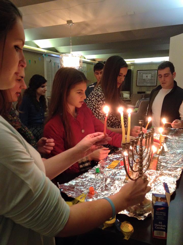 Lighting the Chanukah Candles