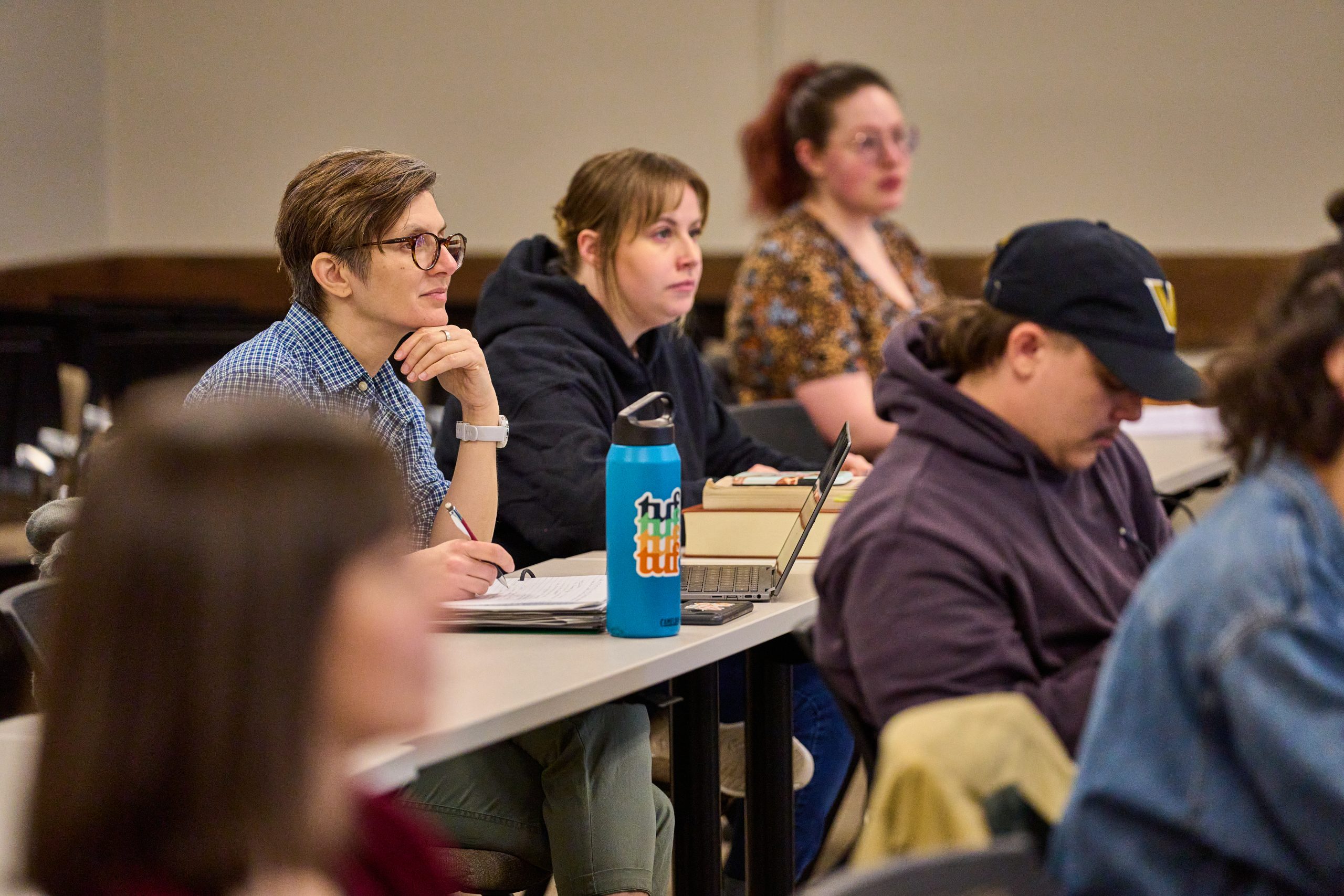 This is a picture of students in a classroom 