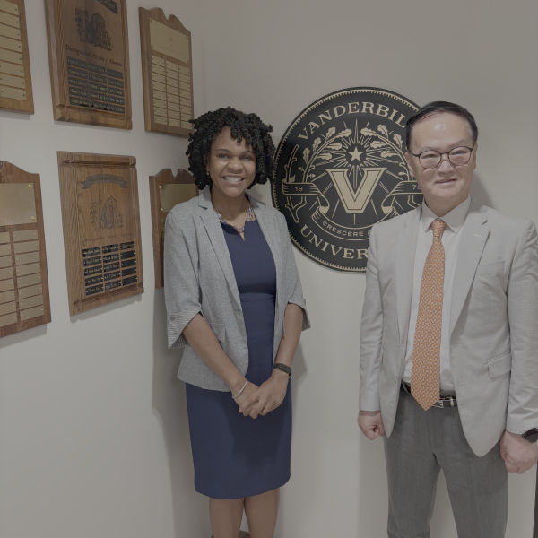 Dean Pierce and Dr. Dr. Kyung-dong Yoo. 
