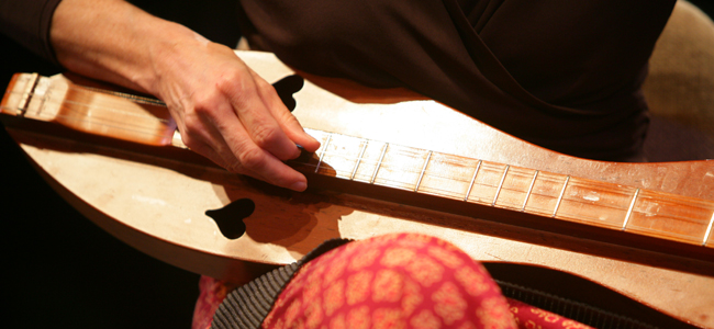 close up of stringed instrument