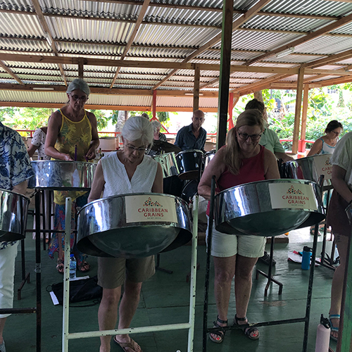 caribbean steel pan drum