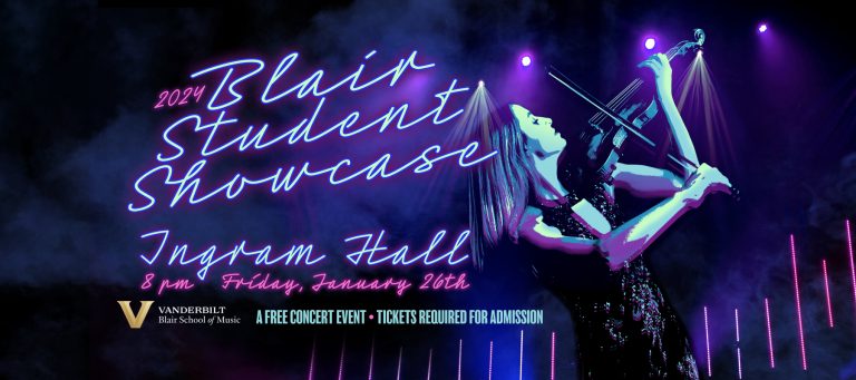 Blair Student Showcase Performers Announced Blair School Of Music   2024 Blair Student Showcase FB Cover 768x341 