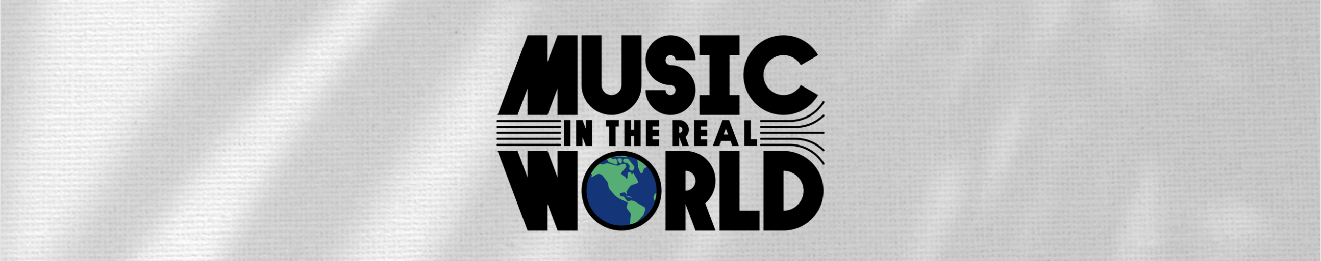 Music In The Real World, logo and banner