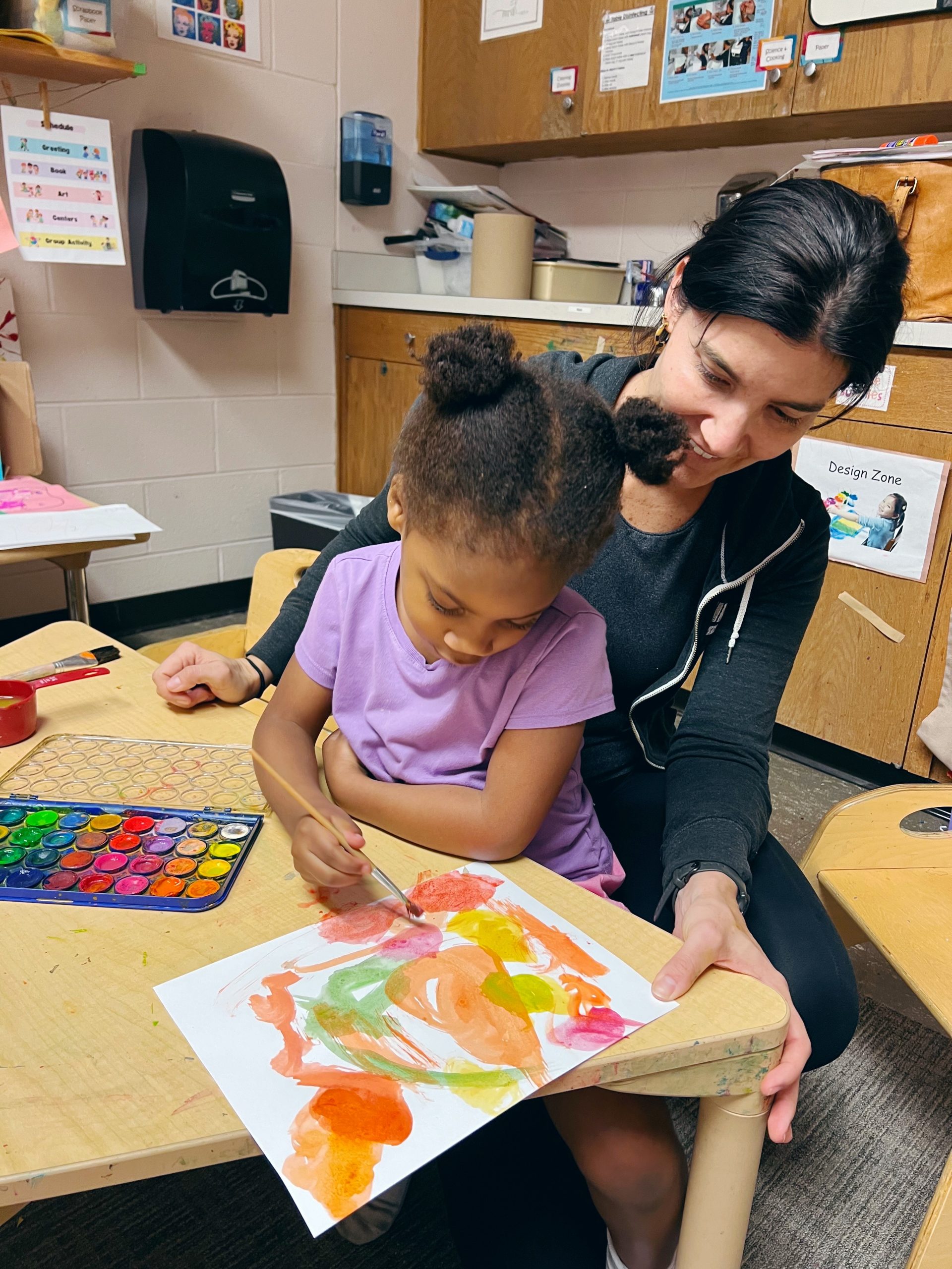 The Susan Gray School - child doing art