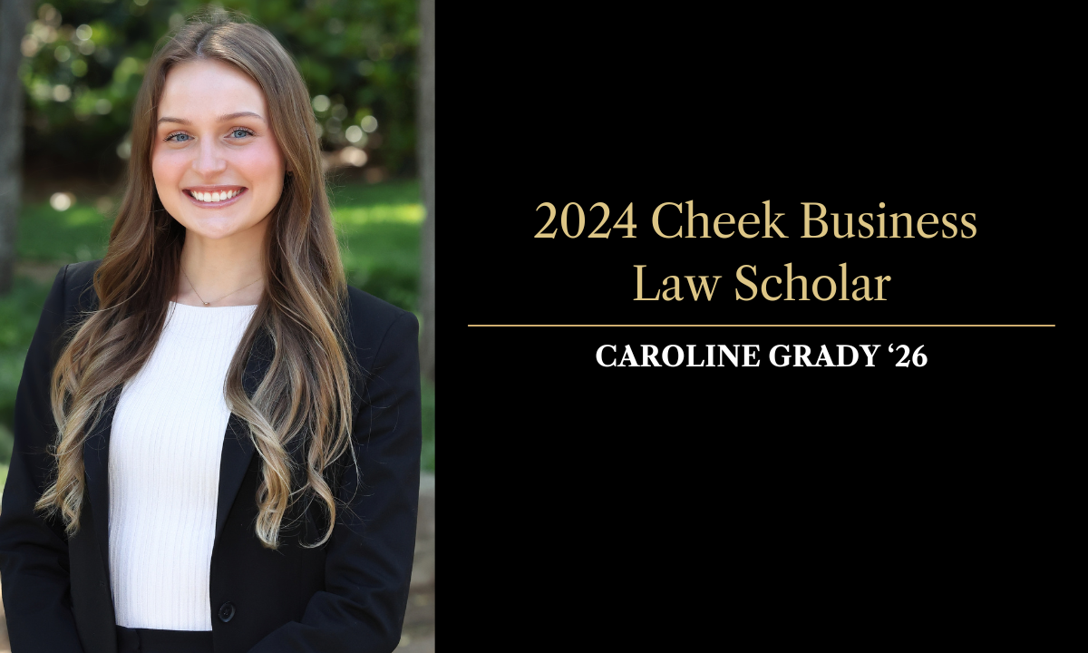Caroline Grady Cheek Scholar