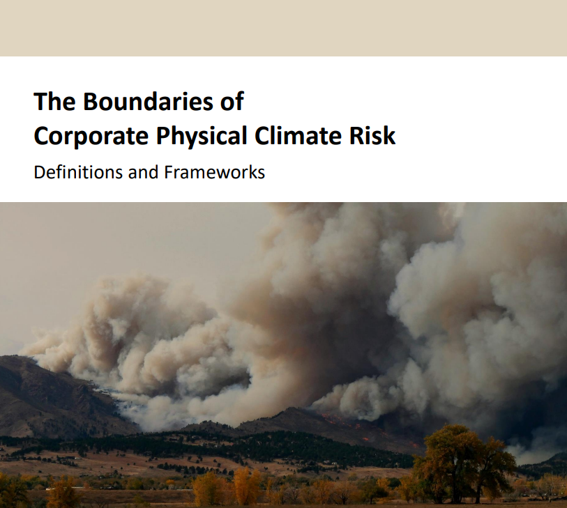 physical climate risk