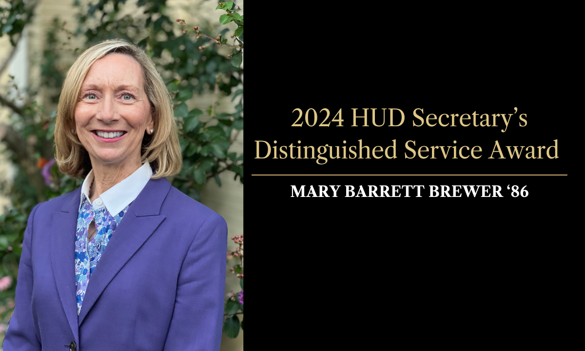 Mary Barrett Brewer HUD Award