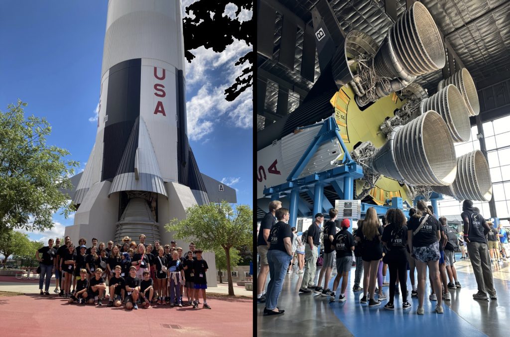 Campers tour the U.S. Space & Rocket Center