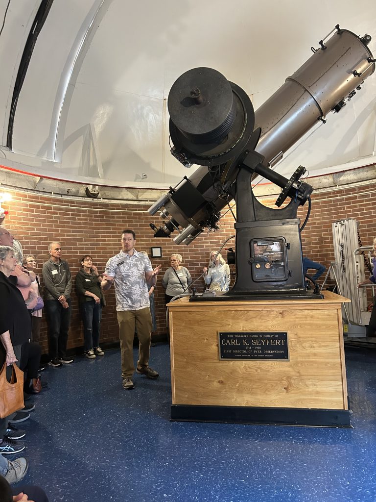 OLLI Students at the Seyfert Telescope
