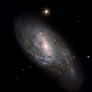 Closeup of galaxy M66 from the European Southern Observatory
