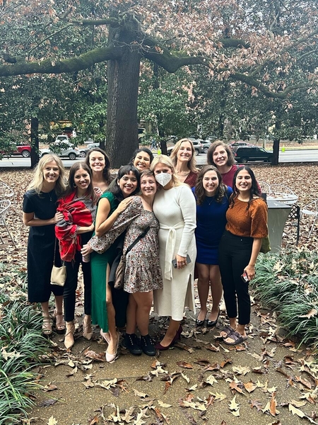 group of people smiling