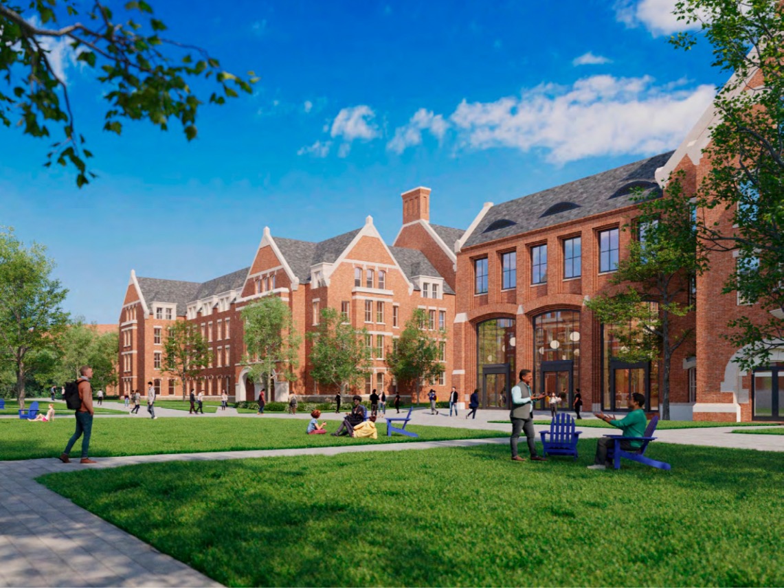 Rendering of a residential college