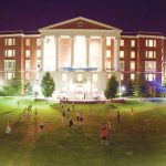 The Commons at night