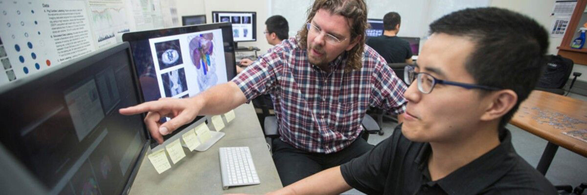 Research in the lab of Bennett Landman, Chair of the Vanderbilt University Department of Electrical and Computer Engineering.