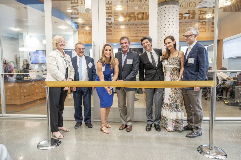 FCAI leadership cut the ribbon at the opening of the Frist Center for Autism and Innovation.