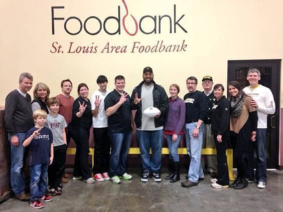 Volunteering at the Food Bank