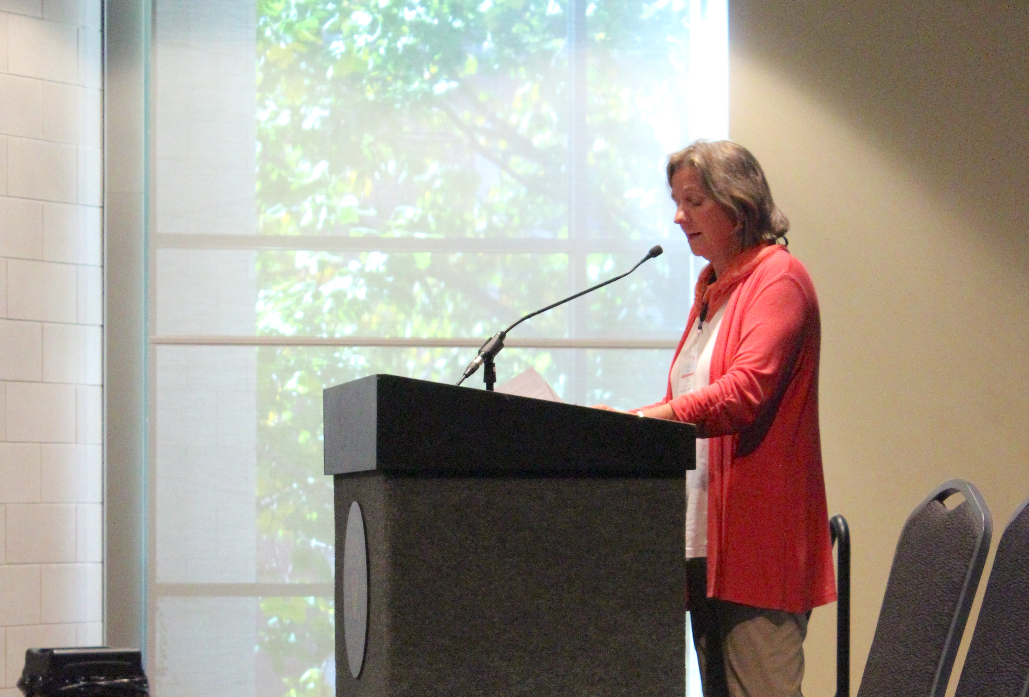 College Autism Summit Lead Organizer Lee Williams welcomes the opening of the College Autism Summit 2022.