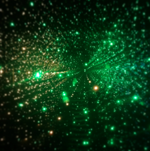 This was in the infinity lights room. You basically just looked into it and saw lights on lights on lights on lights.
