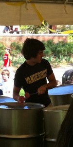 Daniel Playing the Steel Drums