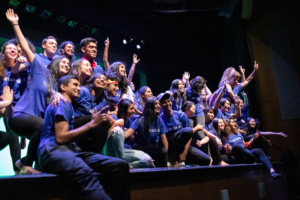 At the end of Senior Dance, we all came together at the front of the stage for a final pose! 