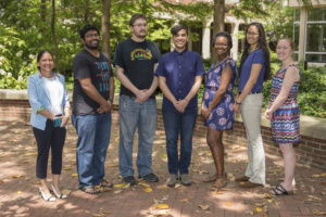 Chemistry graduate students in lab.(John Russell/Vanderbilt University)