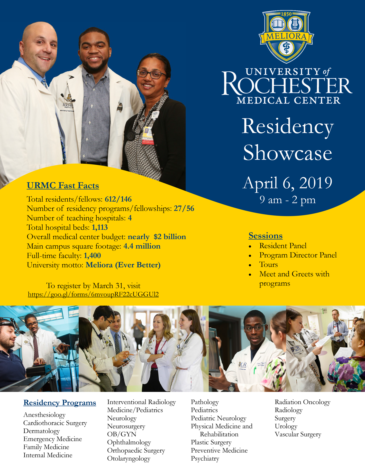 University of Rochester Residency Showcase and Visiting Clerkship Program