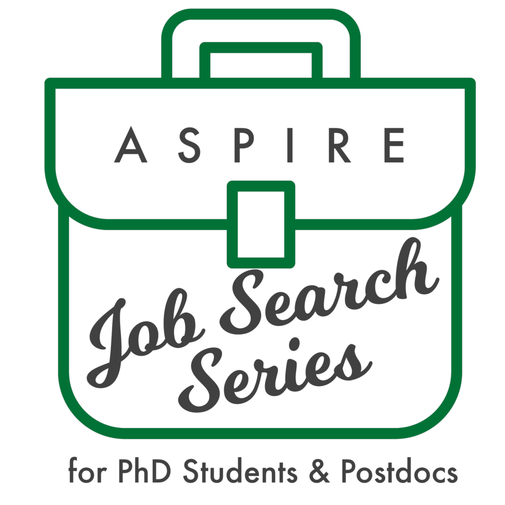 ASPIRE Job Search Series for Ph.D. Students and Postdocs BRET Career