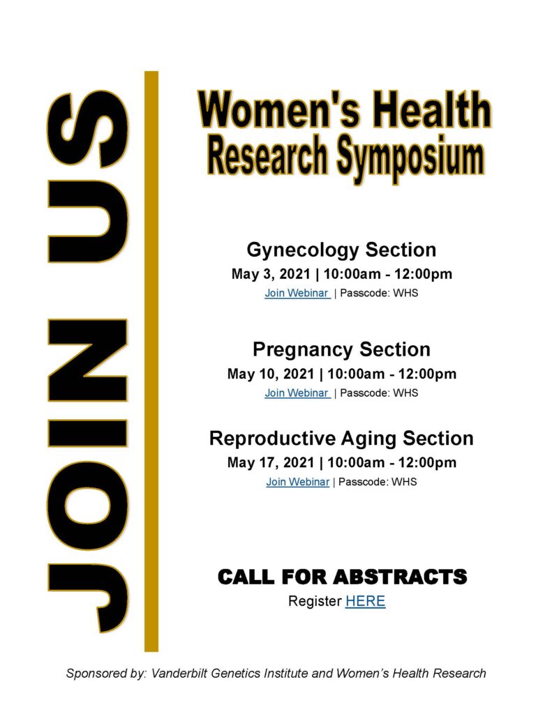 2021 Women’s Health Research Symposium BRET Career Development ASPIRE
