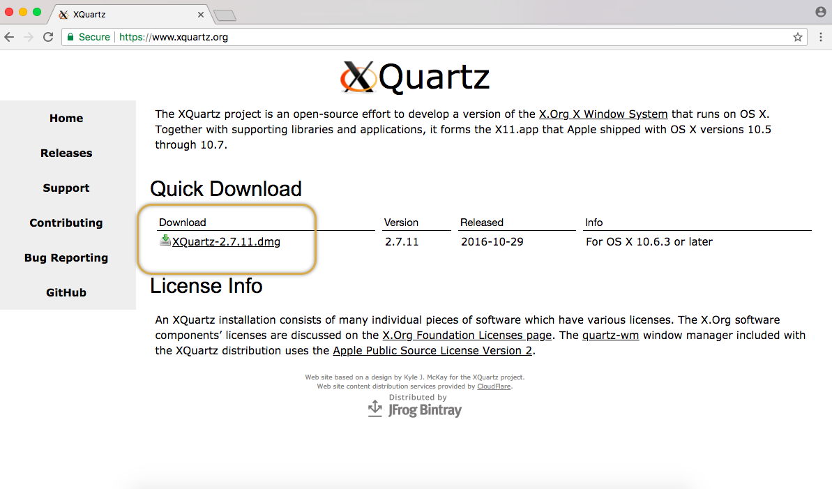 install xquartz on mac