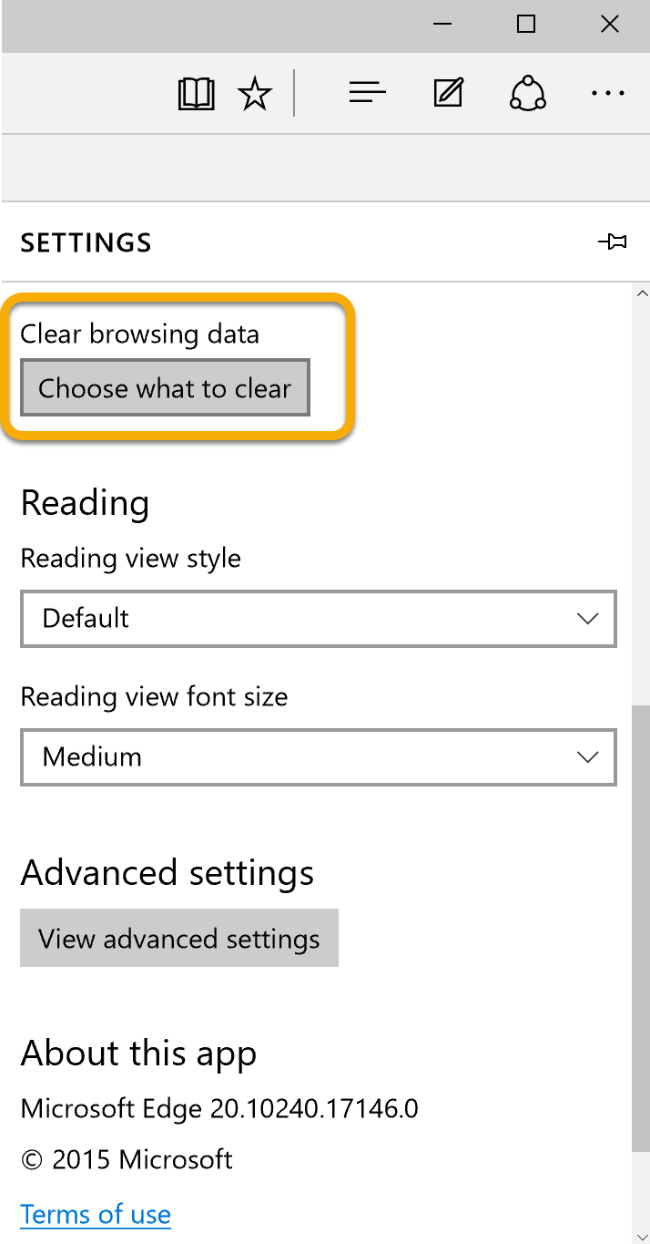 How to Clear the Cache in Microsoft Edge