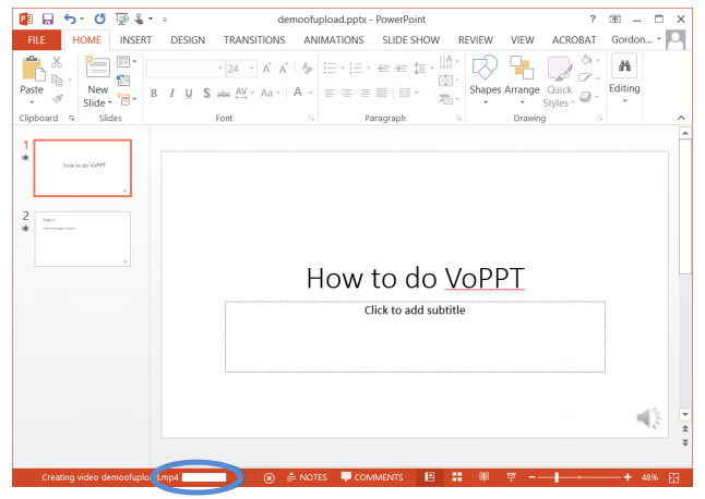 voiceover for powerpoint on mac