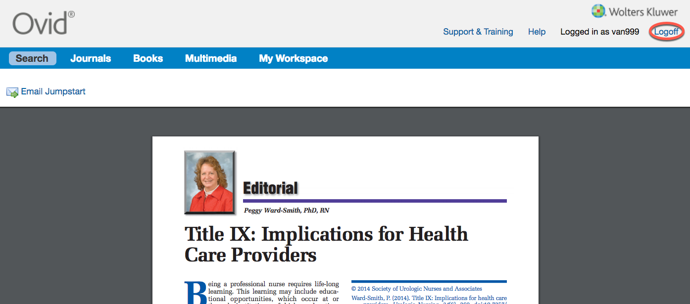 How to Access and Read Articles from the Eskind Digital Library
