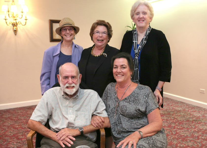 Clockwise from top left: Clare Sullivan, Linda Norman, Bonnie Pilon, Marty Conrad, Ken Wallston