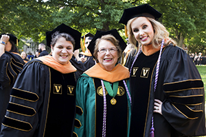 Desiree Clement, Dean Linda Norman, Kelli Wray