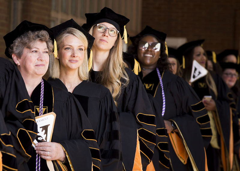 School of Nursing awards record number of DNPs during Commencement
