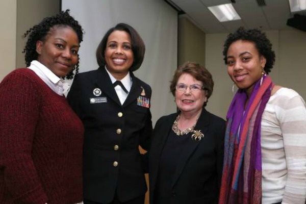 Marcia Smith, RADM Trent-Adams, Dean Linda Norman, Shannon Davis