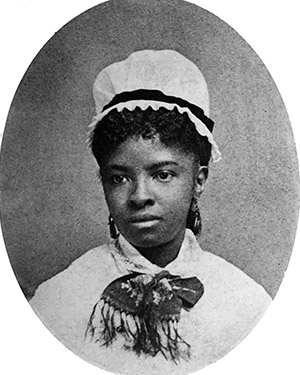 Black and white old photo of African American Nurse Mary Eliza Mahoney