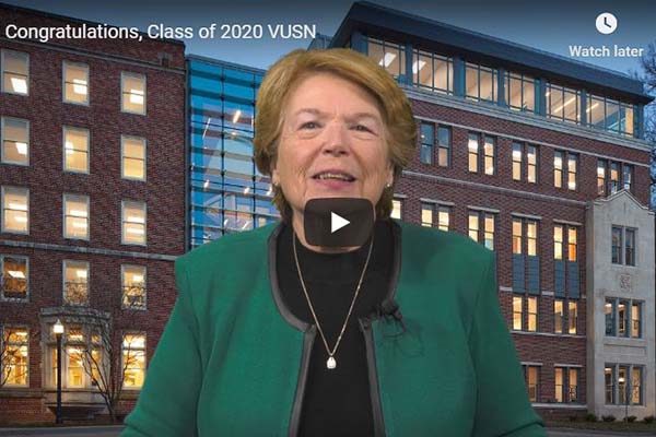 Watch the Class of 2020 Congratulations Video from School of Nursing