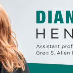 Portrait of Diana Heney: text: assistant professor of philosophy and Greg S. Allen Dean’s Faculty Fellow in Philosophy