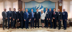 U.S. academic delegation with Taiwanese Minister of Foreign Affairs