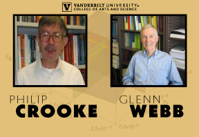 graphic containing head shots of Philip Crooke and Glenn Webb