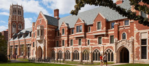 exterior of E. Bronson Ingram College on Vanderbilt University campus (Steve Hall copyright Hall and Merrick Photographers)