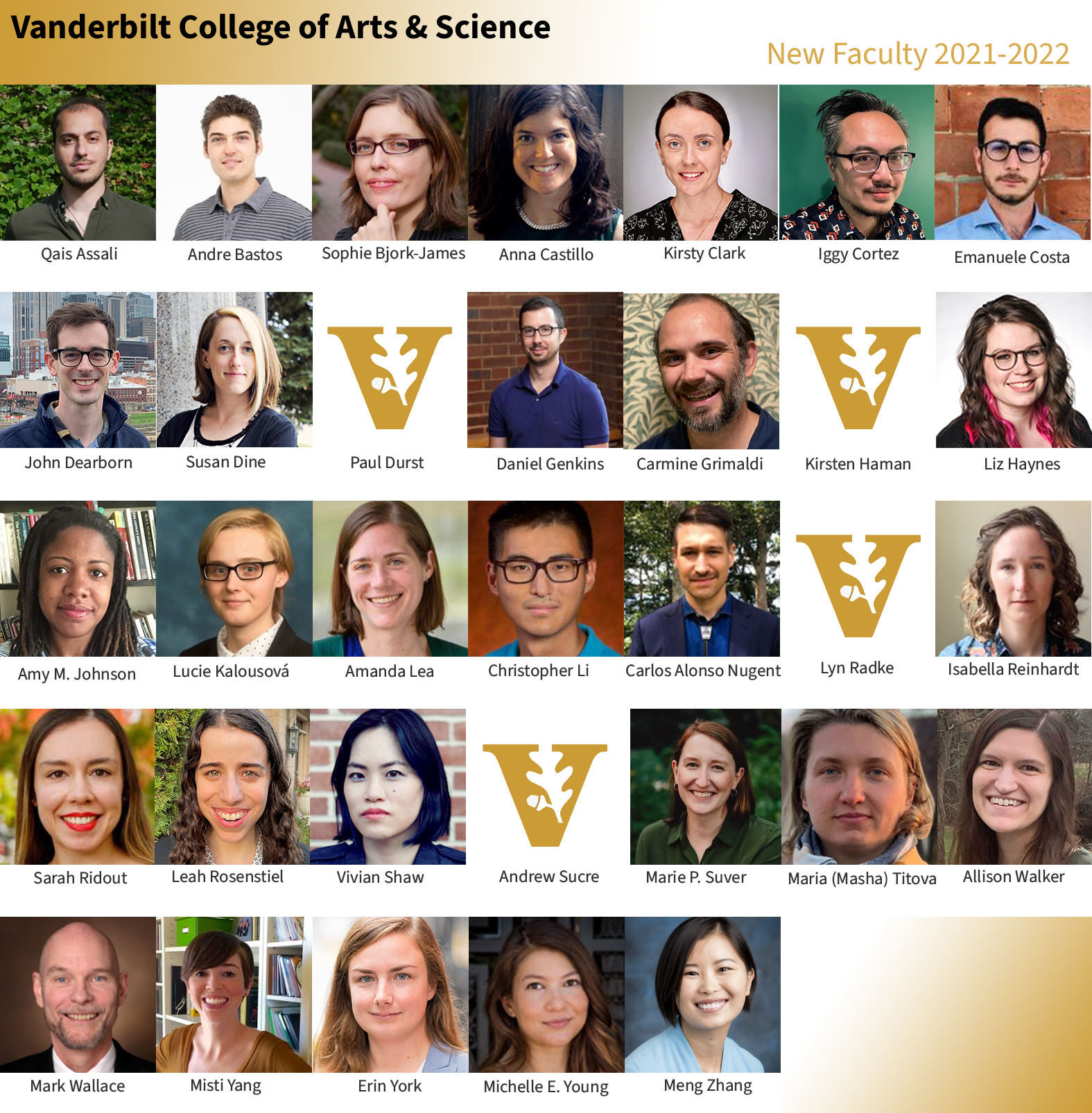 New Faculty 2021-2022