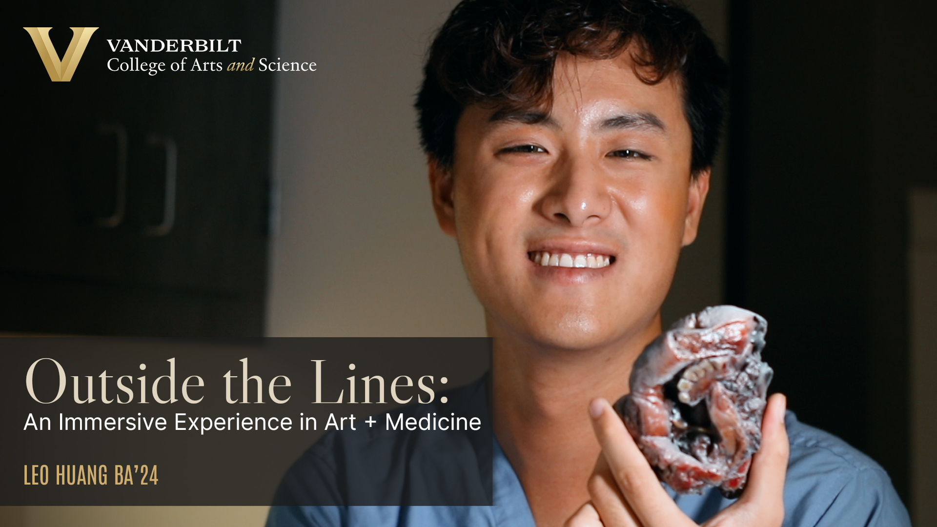 Outside the Lines: An Immersive Experience in Art + Medicine with Leo Huang, BA’24