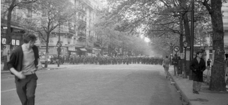 The French Department is co-sponsoring “Au cœur de Mai 68,” a traveling exhibition of 43 previously unpublished photos of the 1968 Paris protests