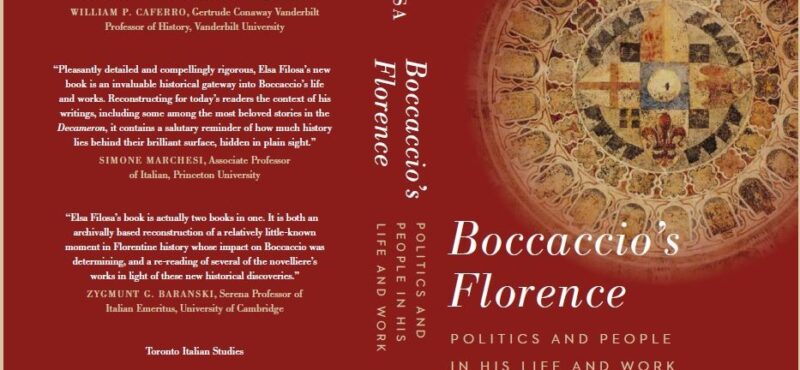 Elsa Filosa’s new book, Boccaccio’s Florence, explores the financial, political, and social turbulence of Florence in the mid-fourteenth century.