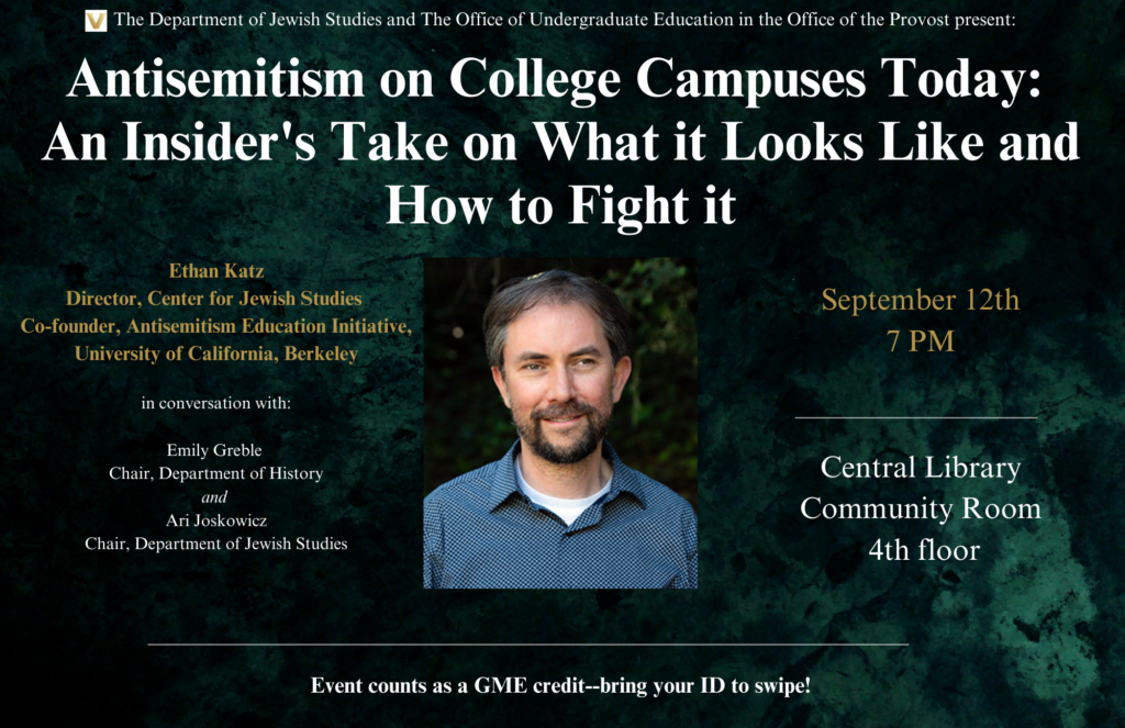 Antisemitism On College Campuses Today An Insider S Take On What It   AntisemitismPostcard 1024x663 