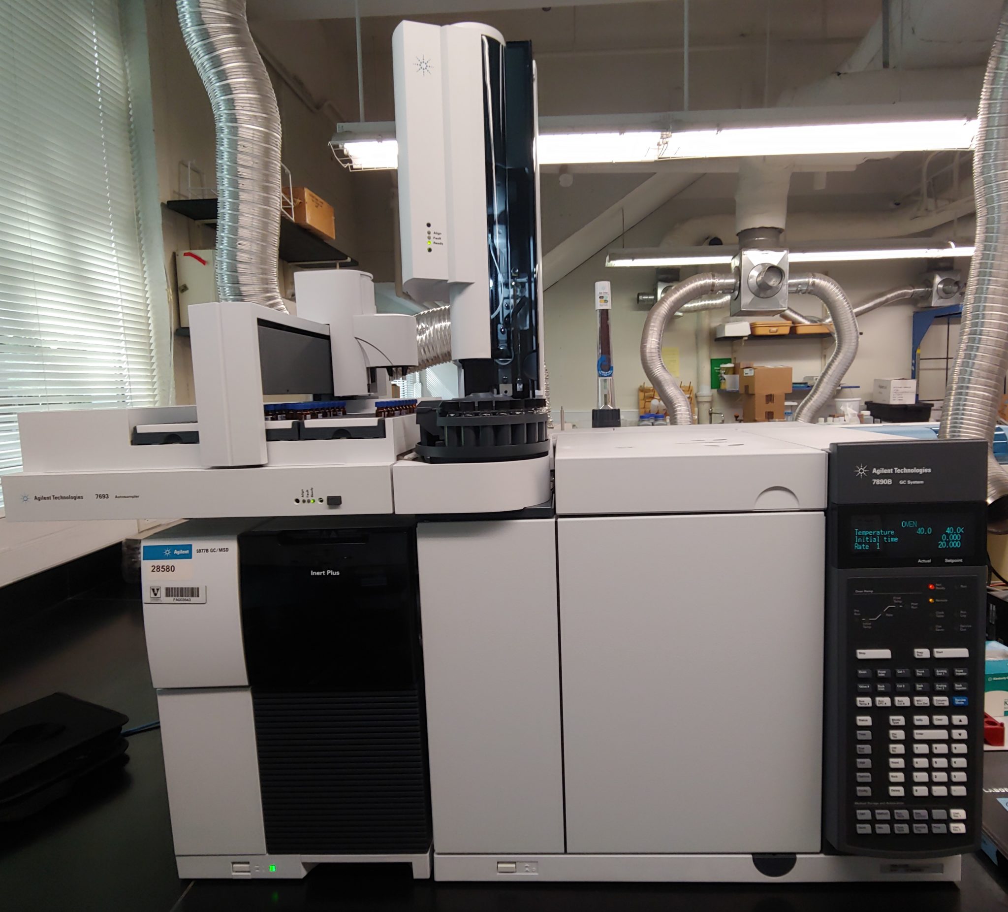 Gas chromatograph with mass spectrometer gc ms materials durability